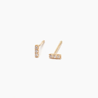 Betsy & Iya Three Stone Studs: My New Everyday Sparkle