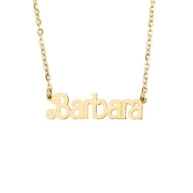 Marvelous Gift For Soul Sister – Barbie Name Necklace
