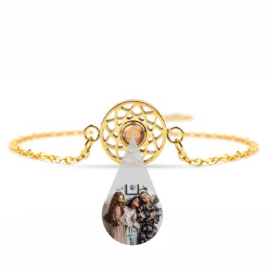 Impressive Photo Jewelry Gift – Mandala Photo Bracelet