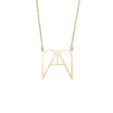 Unique Gift for Mom – MAMA Minimalist Monogram Necklace