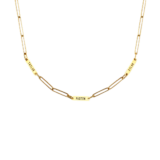 Impressive Gift For Soul Sister – Paperclip Necklace With Personalized Names