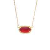 Extraordinary Gift – Oval Birthstone Pendant Necklace