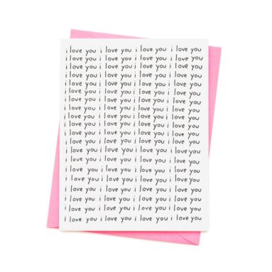 Betsy & Iya’s “I Love You” Card: Saying It Three Times Is Better