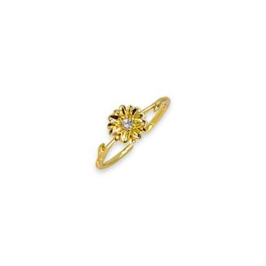 Marvelous Birth Flower Jewelry Gift – Dainty Gold Birth Flower Ring