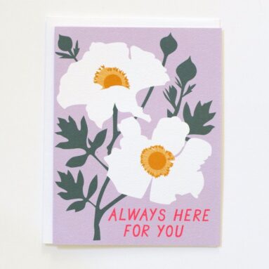 Betsy & Iya’s “Always Here For You” Card: A Thoughtful Gift