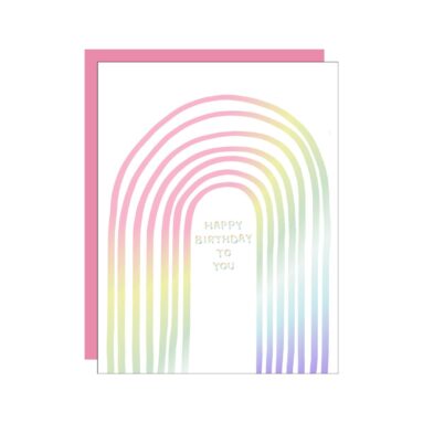 Betsy & Iya’s Rainbow Birthday Card: Spreading Joy & Smiles 🌈🎂🎉