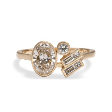 Betsy & Iya’s Laetus Ring: Sparkling White Diamond Perfection