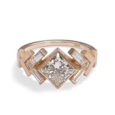 Betsy & Iya’s Uro Ring: Stunning Sparkle & Geometric Chic