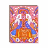 Betsy & Iya’s “Congrats Love Birds” Card: Perfect for Any Celebration