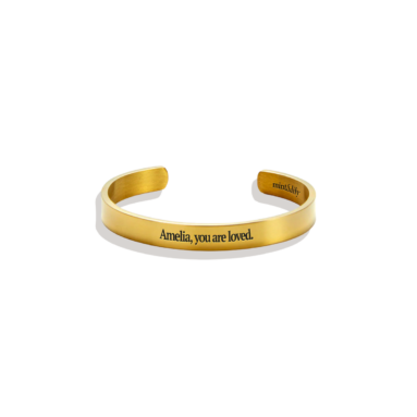 Terrific Guardian Angel Gift – Customize Your Personalizable Cuff Bracelet