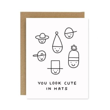 Betsy & Iya’s “Cute in Hats” Card: Spreading Smiles & Style
