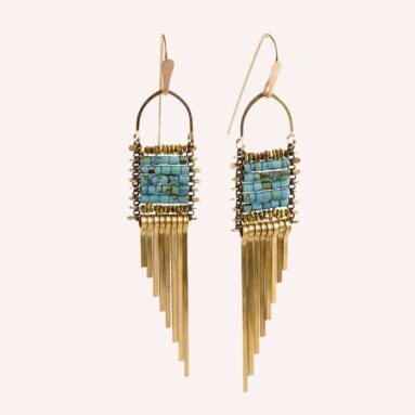 Betsy & Iya’s Turquoise Earrings: My New Statement Piece