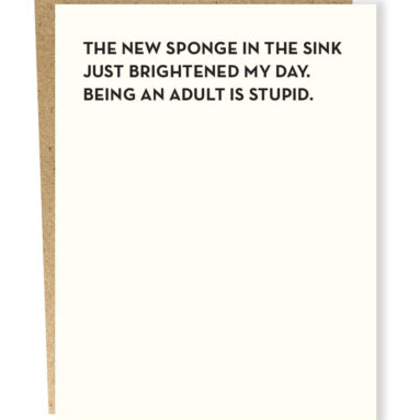 Betsy & Iya’s “New Sponge” Card: My Kitchen Must-Have