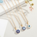 Fine Boho Beauty Gift – Dainty Boho Evil Eye Charm Necklace