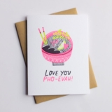 Betsy & Iya’s “Love You PHO-EVAH” Card:  The Perfect Punny Gift
