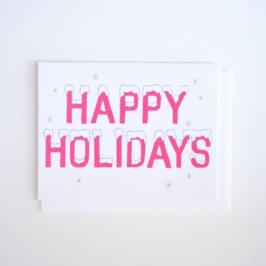 Betsy & Iya’s Icy Holiday Card: Spreading Cheer This Season