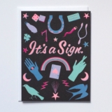 Betsy & Iya’s “It’s a Sign” Notecard: My New Fave!