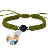 Splendid Photo Jewelry Gift – Personalized Braided Photo Bracelet