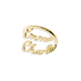 Remarkable Graduation Gift – Double Name Ring