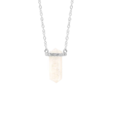Ultimate Gift – Moonstone Point Pave Pendant Necklace