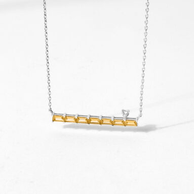 Dazzling Gift – "Calm in the Chaos" Bar Necklace – Think Goodness