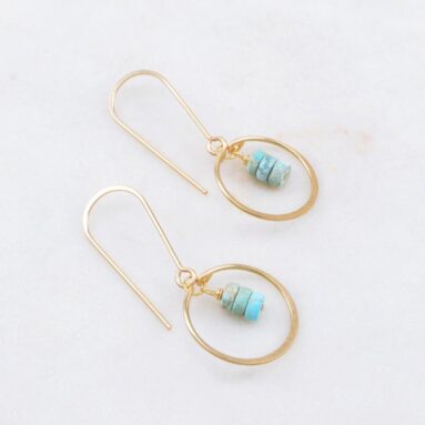 Betsy & Iya Turquoise Drops: My New Everyday Earrings