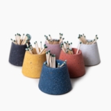 Betsy & Iya’s Terrazzo Matchstick Holder: Chic & Functional