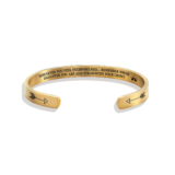 Best Gift for Daughters – Remember Who You Are and Straighten Your Crown Personalizable Cuff Bracelet