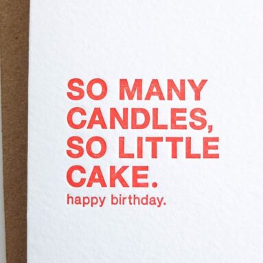 Betsy & Iya’s “So Many Candles” Card: A Must-Have for Candle Lovers