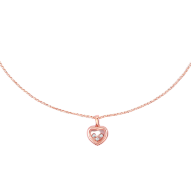Terrific Gift – Tumble Diamond Heart Necklace