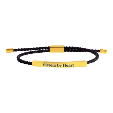 Special Gift For Soul Sister – Not Sisters By Blood But Sisters By Heart Tube Bracelet