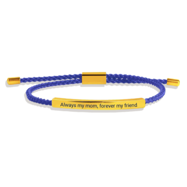 Excellent Gift for Mom – Always my mom, forever my friend Tube Bracelet