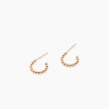Betsy & Iya Beaded Huggies: My New Everyday Earrings