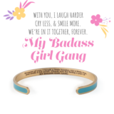 Top-notch Gift For Soul Sister – My Badass Girl Gang Multiple Color Bangle
