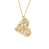 Top-notch Birth Flower Jewelry Gift – Cut Out Floral Heart Necklace