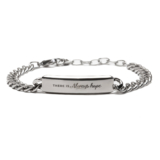 Perfect Gift – "There Is Always Hope" ID Bar Bracelet – Think Goodness