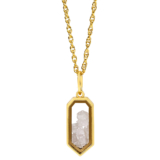 Ultimate Gift – Gold "Calm" Capsule Locket Necklace – Think Goodness