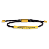 Ultimate Gift for Grandmother – Everything I Am You Helped Me Be Tube Bracelet