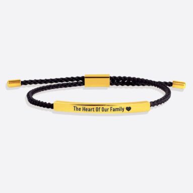 Fantastic Gift for Mom – The Heart Of Our Family ♥ Tube Bracelet