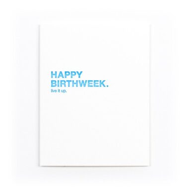 Betsy & Iya’s “Happy Birthweek” Card: A Fun Twist on Birthday Wishes