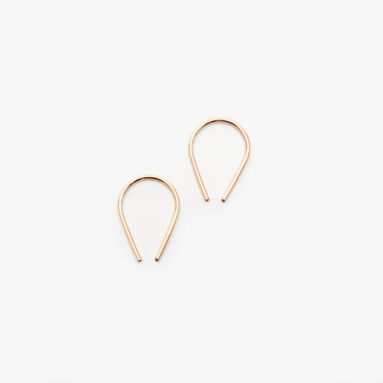 Betsy & Iya Tiny Horseshoes: My New Lucky Charm Earrings
