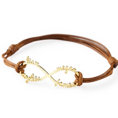 Ultimate Gift for Daughters – Personalized Infinity Bracelet