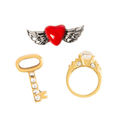 Fabulous Gift – The Key to My Heart Charms- Set of 3 – Think Goodness