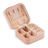 Great Birth Flower Jewelry Gift – Personalized Birth Flower Jewelry Travel Case