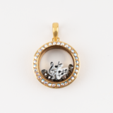 Exquisite Gift – Darkest Night Crystal Living Locket Set – Think Goodness