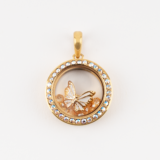 Special Gift – Golden Butterfly Living Locket Set – Think Goodness