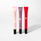 Fine Gift – "Love Your Lips" XO Lip Oil Trio – Coconut, Peppermint Shimmer + Sugar Plum – Think Goodness