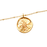 Extraordinary Boho Beauty Gift – Stamped Compass Pendant Necklace