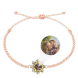 Breathtaking Photo Jewelry Gift – Sunflower Photo Bracelet