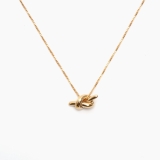 Betsy & Iya’s Brass Knot Necklace: My Everyday Essential